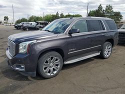 GMC salvage cars for sale: 2015 GMC Yukon Denali