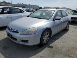 Salvage cars for sale from Copart Martinez, CA: 2006 Honda Accord EX