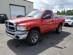 Dodge ram 1500 salvage cars for sale: 2005 Dodge RAM 1500 ST