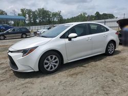 Salvage cars for sale from Copart Spartanburg, SC: 2021 Toyota Corolla LE