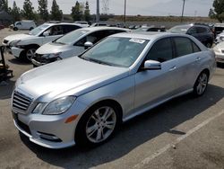 Salvage cars for sale from Copart Rancho Cucamonga, CA: 2013 Mercedes-Benz E 350