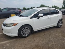 Honda salvage cars for sale: 2012 Honda Civic LX