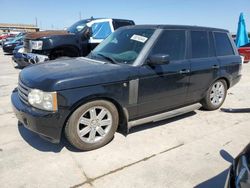 Land Rover salvage cars for sale: 2007 Land Rover Range Rover HSE