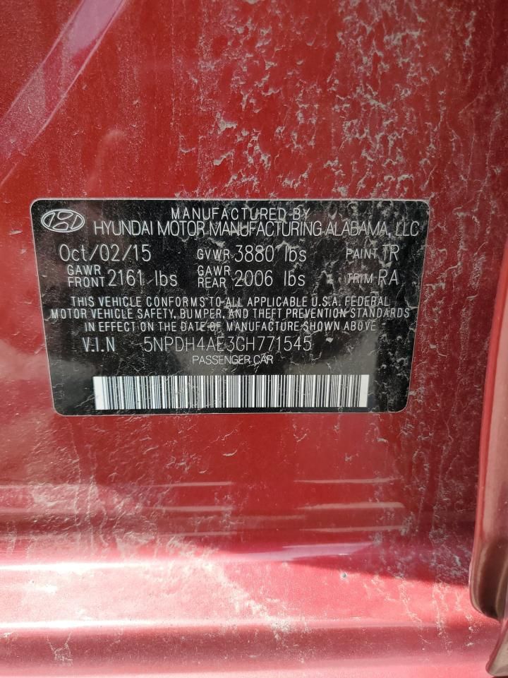 2016 Hyundai Elantra se