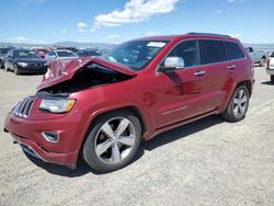 Jeep Grand Cherokee salvage cars for sale: 2015 Jeep Grand Cherokee Overland