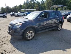 Chevrolet Equinox LS salvage cars for sale: 2016 Chevrolet Equinox LS