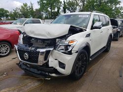 Nissan Armada salvage cars for sale: 2018 Nissan Armada Platinum