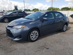 Toyota salvage cars for sale: 2018 Toyota Corolla L