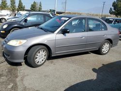 Honda salvage cars for sale: 2005 Honda Civic LX