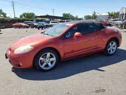 Salvage cars for sale from Copart San Martin, CA: 2008 Mitsubishi Eclipse Spyder GS
