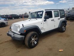 Jeep salvage cars for sale: 2013 Jeep Wrangler Unlimited Sport