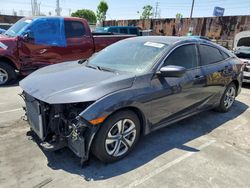 Salvage cars for sale from Copart Wilmington, CA: 2017 Honda Civic LX