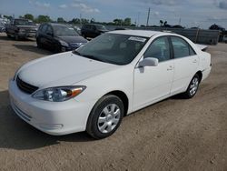 Toyota salvage cars for sale: 2004 Toyota Camry LE