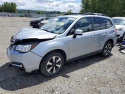 Salvage cars for sale from Copart Arlington, WA: 2018 Subaru Forester 2.5I Limited