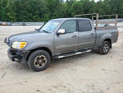 Toyota salvage cars for sale: 2004 Toyota Tundra Double Cab SR5