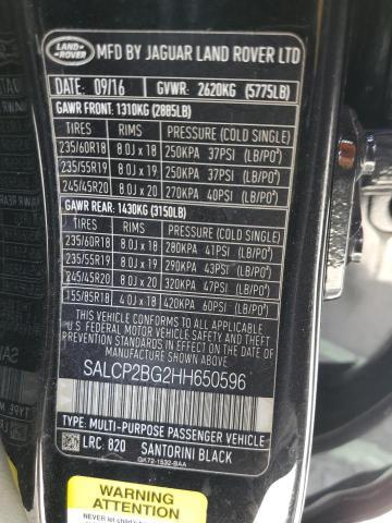 2017 Land Rover Discovery Sport se
