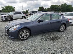 Infiniti G25 Base salvage cars for sale: 2011 Infiniti G25 Base