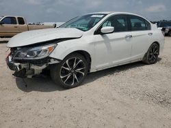 Honda salvage cars for sale: 2017 Honda Accord Sport