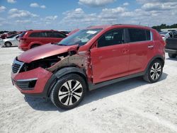 KIA Sportage salvage cars for sale: 2012 KIA Sportage EX