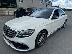 2018 Mercedes-Benz S 63 AMG 4matic en venta en North Billerica, MA