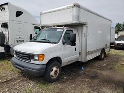 Salvage cars for sale from Copart Elgin, IL: 2007 Ford Econoline E450 Super Duty Cutaway Van