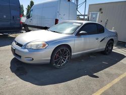 Chevrolet Montecarlo salvage cars for sale: 2007 Chevrolet Monte Carlo LS