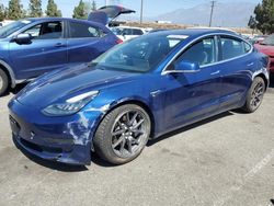 Vehiculos salvage en venta de Copart Rancho Cucamonga, CA: 2018 Tesla Model 3