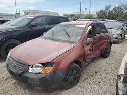 KIA Spectra salvage cars for sale: 2008 KIA Spectra EX