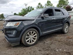 Ford Explorer salvage cars for sale: 2016 Ford Explorer Limited