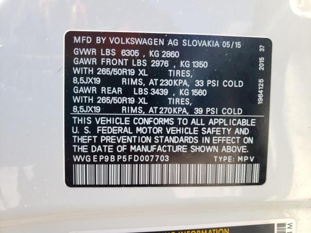 2015 Volkswagen Touareg V6 TDI