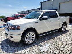 Ford F-150 salvage cars for sale: 2008 Ford F150 Supercrew