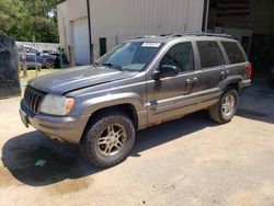 Jeep salvage cars for sale: 2000 Jeep Grand Cherokee Limited