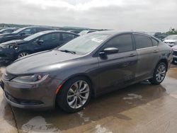Vehiculos salvage en venta de Copart Grand Prairie, TX: 2015 Chrysler 200 S