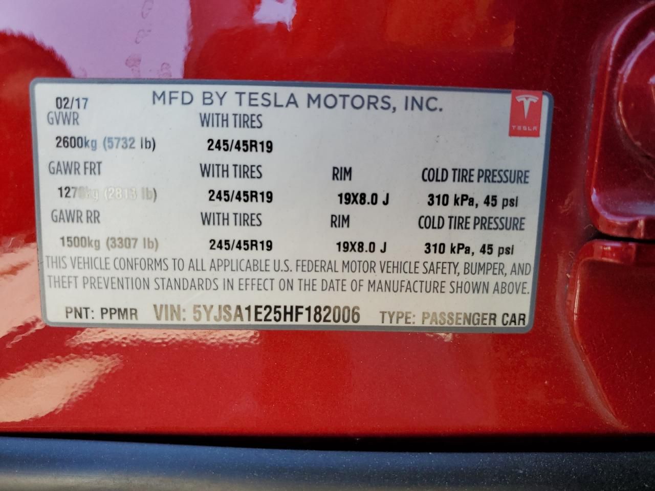 2017 Tesla Model s