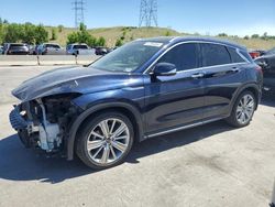 Salvage cars for sale from Copart Littleton, CO: 2020 Infiniti QX50 Pure