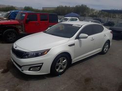 Salvage cars for sale from Copart Las Vegas, NV: 2015 KIA Optima LX