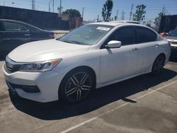 Honda Accord salvage cars for sale: 2016 Honda Accord Sport