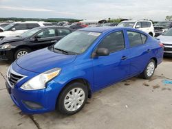 2015 Nissan Versa S en venta en Grand Prairie, TX