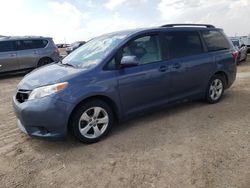 Salvage cars for sale from Copart Amarillo, TX: 2016 Toyota Sienna LE