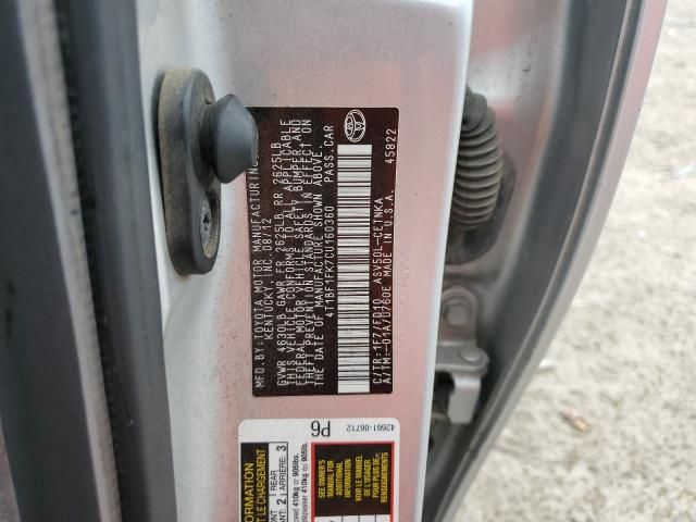 2012 Toyota Camry Base