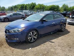 Nissan salvage cars for sale: 2018 Nissan Maxima 3.5S