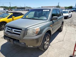 Honda Pilot ex salvage cars for sale: 2007 Honda Pilot EX