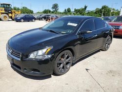 Nissan salvage cars for sale: 2014 Nissan Maxima S