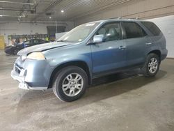 Acura salvage cars for sale: 2006 Acura MDX Touring