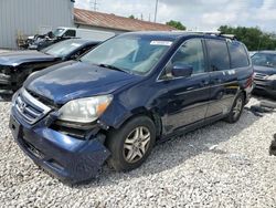 Salvage cars for sale from Copart Columbus, OH: 2006 Honda Odyssey EXL