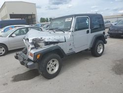 Jeep Wrangler salvage cars for sale: 2003 Jeep Wrangler Commando