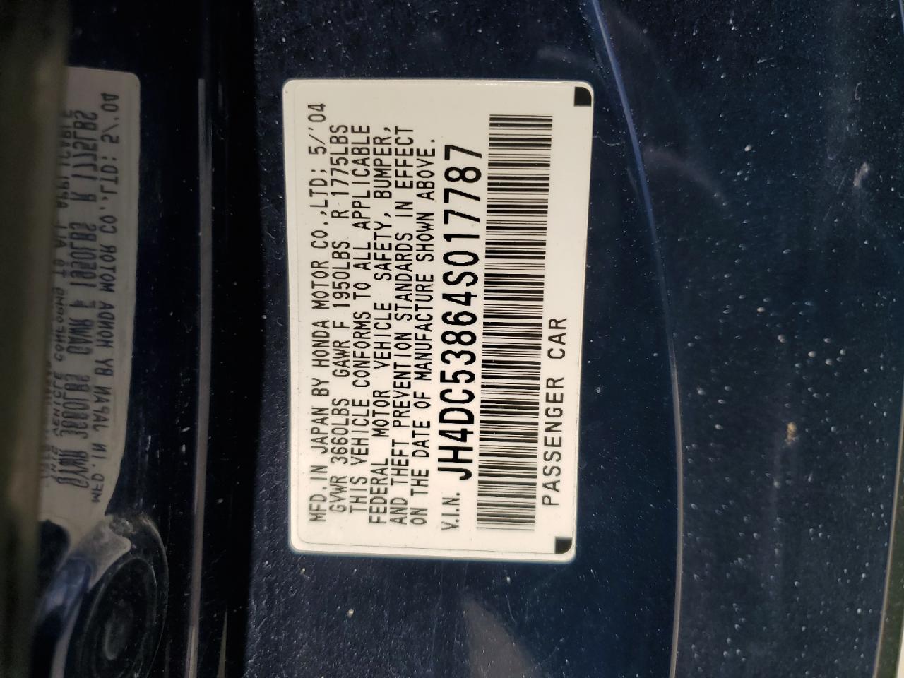 2004 Acura RSX