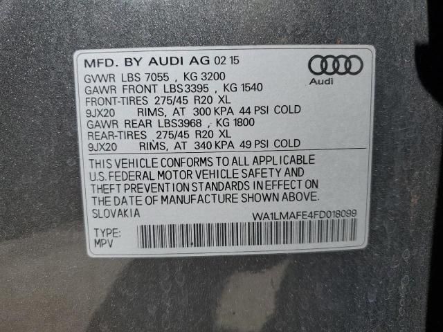 2015 Audi Q7 TDI Premium Plus