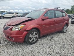 Pontiac Vibe salvage cars for sale: 2005 Pontiac Vibe