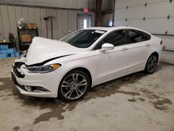 Salvage cars for sale from Copart Appleton, WI: 2017 Ford Fusion Titanium